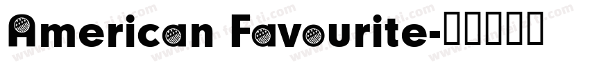 American Favourite字体转换